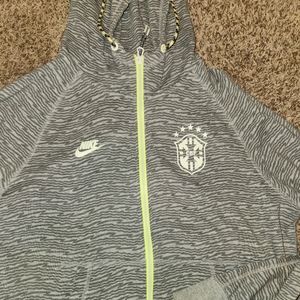 Nike brazil zip up sweatshirt